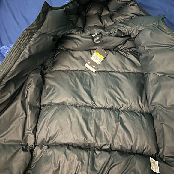 Nike Blue Puffer Jacket- Size S tall - Picture 2 of 3